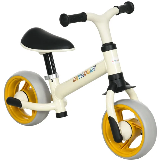 AIYAPLAY Vélo d’équilibre pour bébé siège réglable roues EVA jouet enfant pour bébé 18-48 mois pour garçons et filles orange