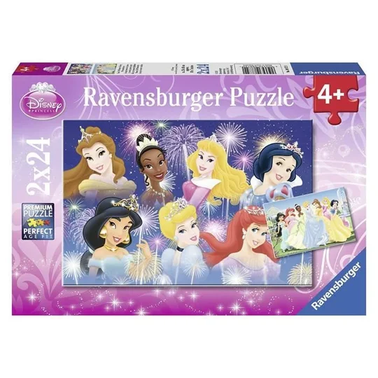 Puzzle Disney Princesses 2×24 pieces – Ravensburger – Pour enfants des 4 ans